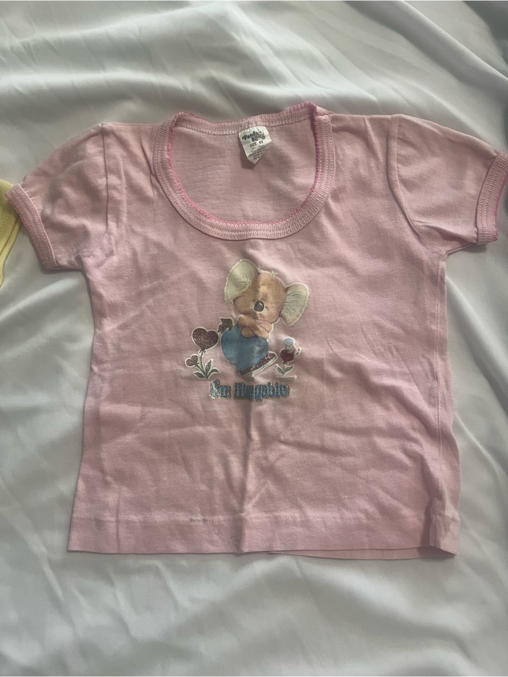 Vintage Pink Girls Graphic Tee